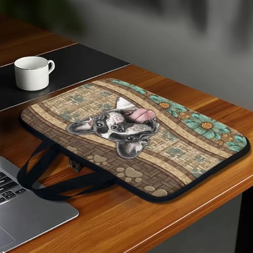 Housse ordinateur portable antichoc et imperméable à motif bouledogue - 4