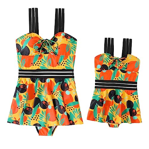 Mommy and Daughter Swimsuits Family Matching One Piece Swimsuit Summer Beachwear Sets Bathing Suits4