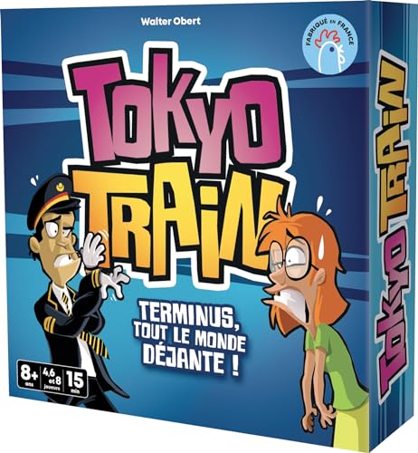 Asmodee Cocktail Games Tokyo Train - Juegos de Mesa - Juegos de Cartas - Juegos de Ambiente a Partir de 8 años - 4 a 8 Jugadores - Versión Francesa
