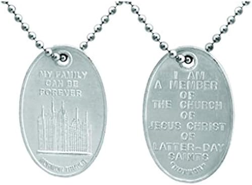 J15 - Etiquetas de perro para mujer, pulseras réplicas vintage de aleación mormón One Moment In Time LDS CTR