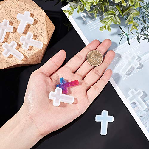arricraft 10 Pcs Cross Shape DIY Molds - Image 3