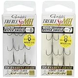 【セット買い】がまかつ(Gamakatsu) トレブルフック バラ トレブルSP-MH #8 + トレブルフック バラ トレブルSP-MH #7