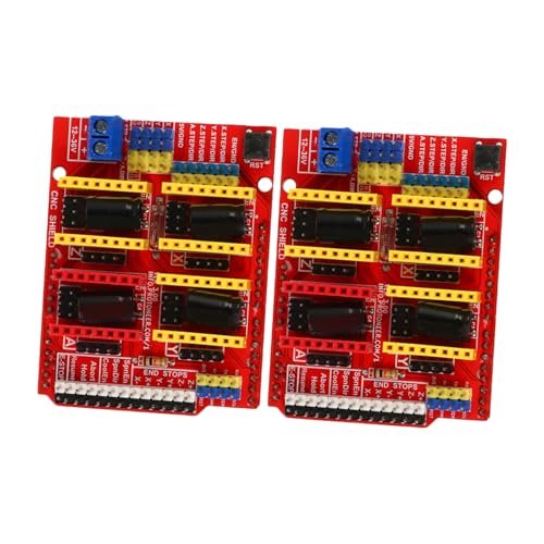 Zerodeko 2pcs A4988 Version 3 Driver Board, 3d Printer Cnc Expansion Board, 12-36v Dc Engraver Drive Shield for Engravin