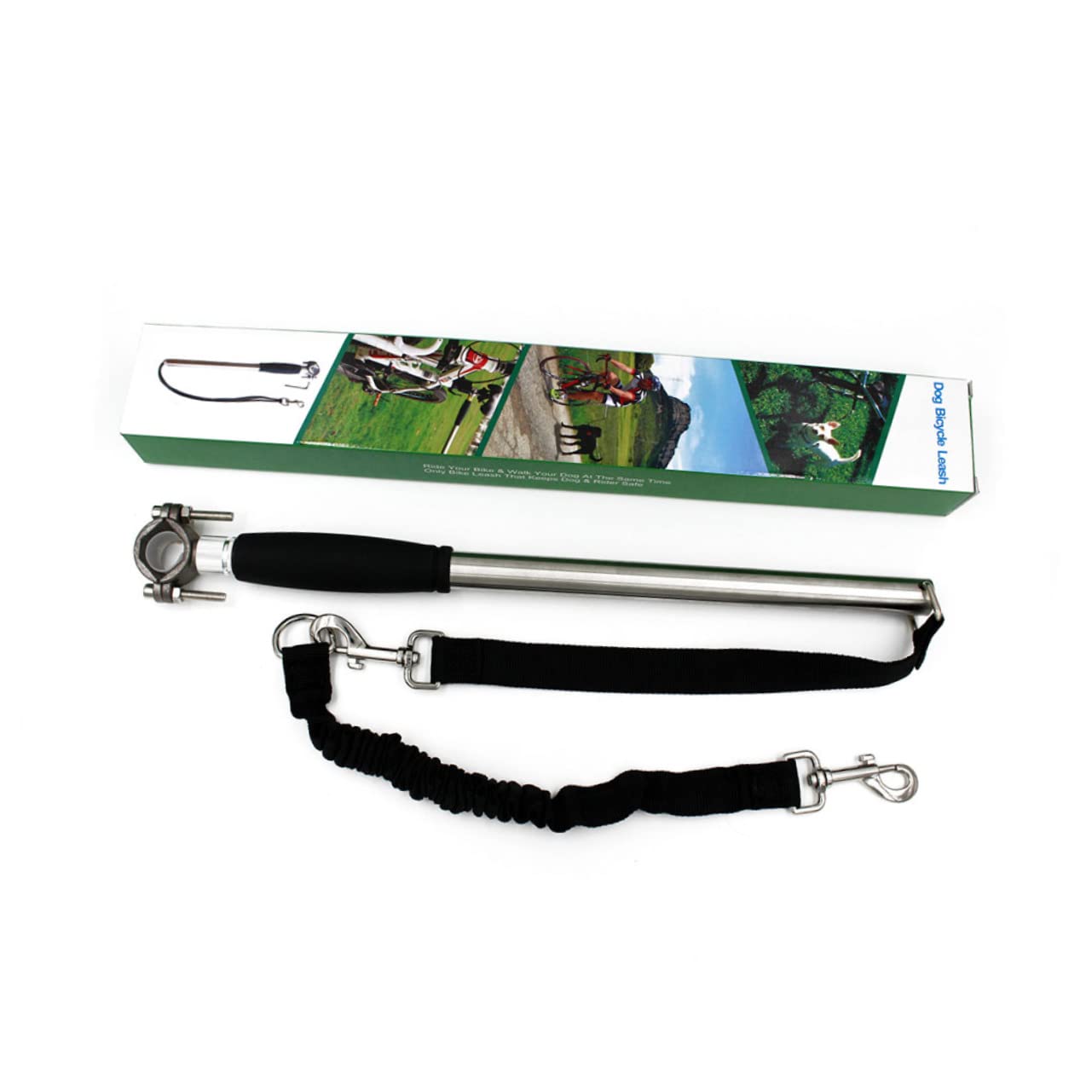 Housoutil Guinzaglio Retrattile per Cani con per Bici per Accessori per Animali Domestici Guinzaglio per Addestramento Animali Domestici