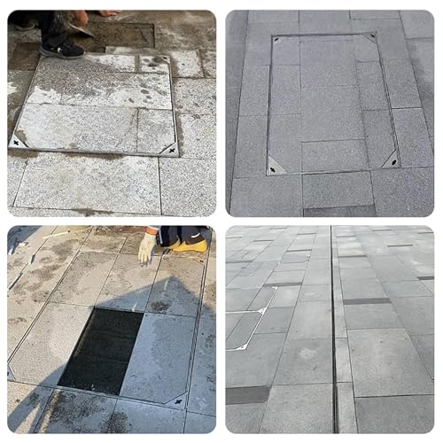 Tapa de limpieza de alcantarillado integrada en acero estructural premium 4