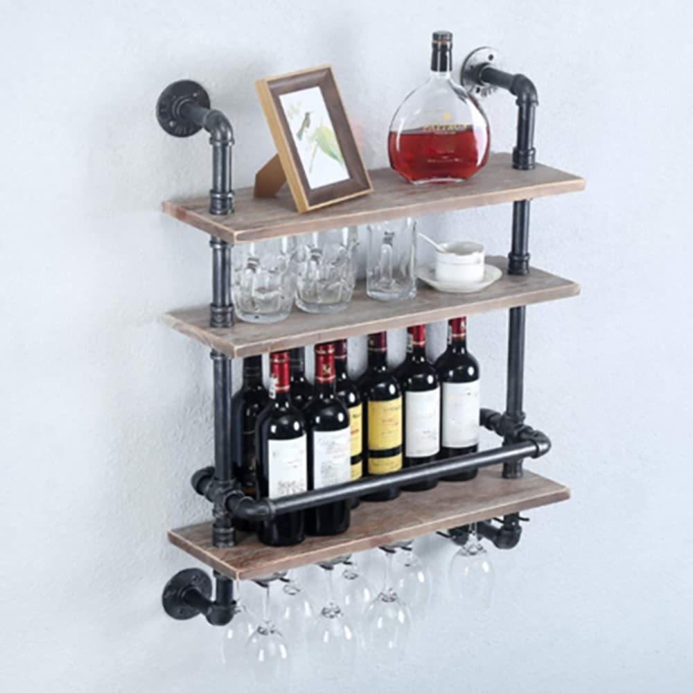 Wijnrekken Home/Bar Retro Industrieel Wandmontage met