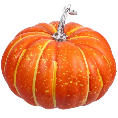LUOZZY Artificial Pumpkin Model Foams Pumpkin Decoration for Halloween Thanksgiving Day Fall Harvest Decorations