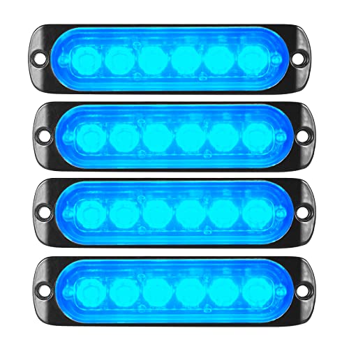 ◑ Prestazioni luminose di alto livello: chip LED della famiglia di qualità. È perfetto per veicoli 4x4, camion, trattori, mietitrebbie, buggy, anche come proiettore per banchina, proiettore per la guardia costiera. Colore blu, modalità stroboscopiche diverse, è meglio usare per pioggia, nebbia e neve.