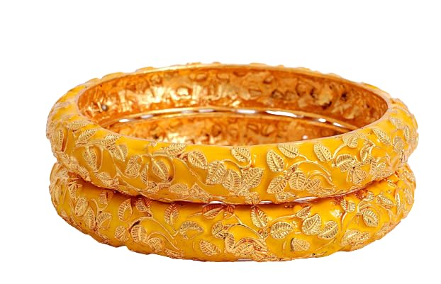 V FASHION JEWELLERY Gorgeous Traditional Meenakari Gold Plated Bangles For Women & Girls (2 PCS) D-20 (B0C91GTJNX) Amazon Price History, Amazon Price Tracker