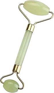 Other Natural Double Head Jade Face Massager Roller - Green