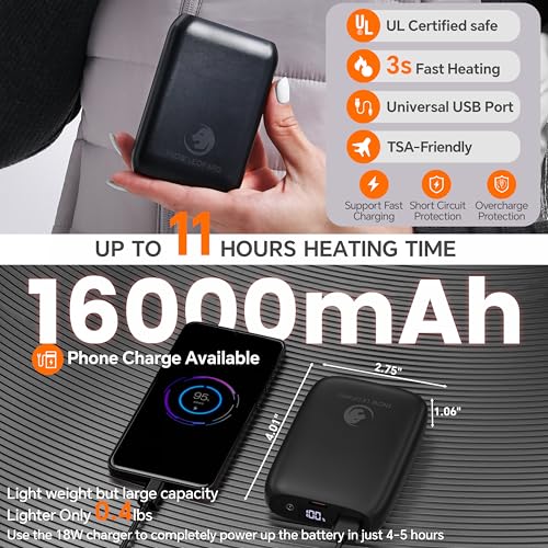 Snow Leopard U16 Women’S Heated Vest With Battery Pack Included 7.4V / 160000Mah thumb #2