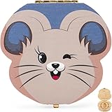 HOMYKIDS® Caja dientes de leche niño y niña - Cajitas de madera para guardar...