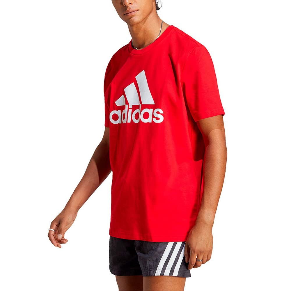 adidas Essentials Single Jersey Big Logo T-Shirt, Better Scarlet, S Uomo :  Amazon.it: Moda