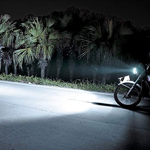 LED moto phares Lampes H4 HS1 moto COB Phares Spotlights voiture électrique Phares anti-brouillard 6000K 20W 2600LM 5000Hours (White Light) XY LED phare pour motocycles Phare - Image 8