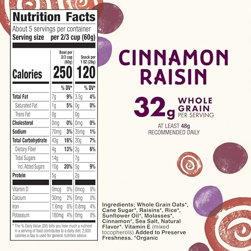 Image of Cascadian Farm Organic Cinnamon Raisin Granola, Resealable Pouch, 11 oz