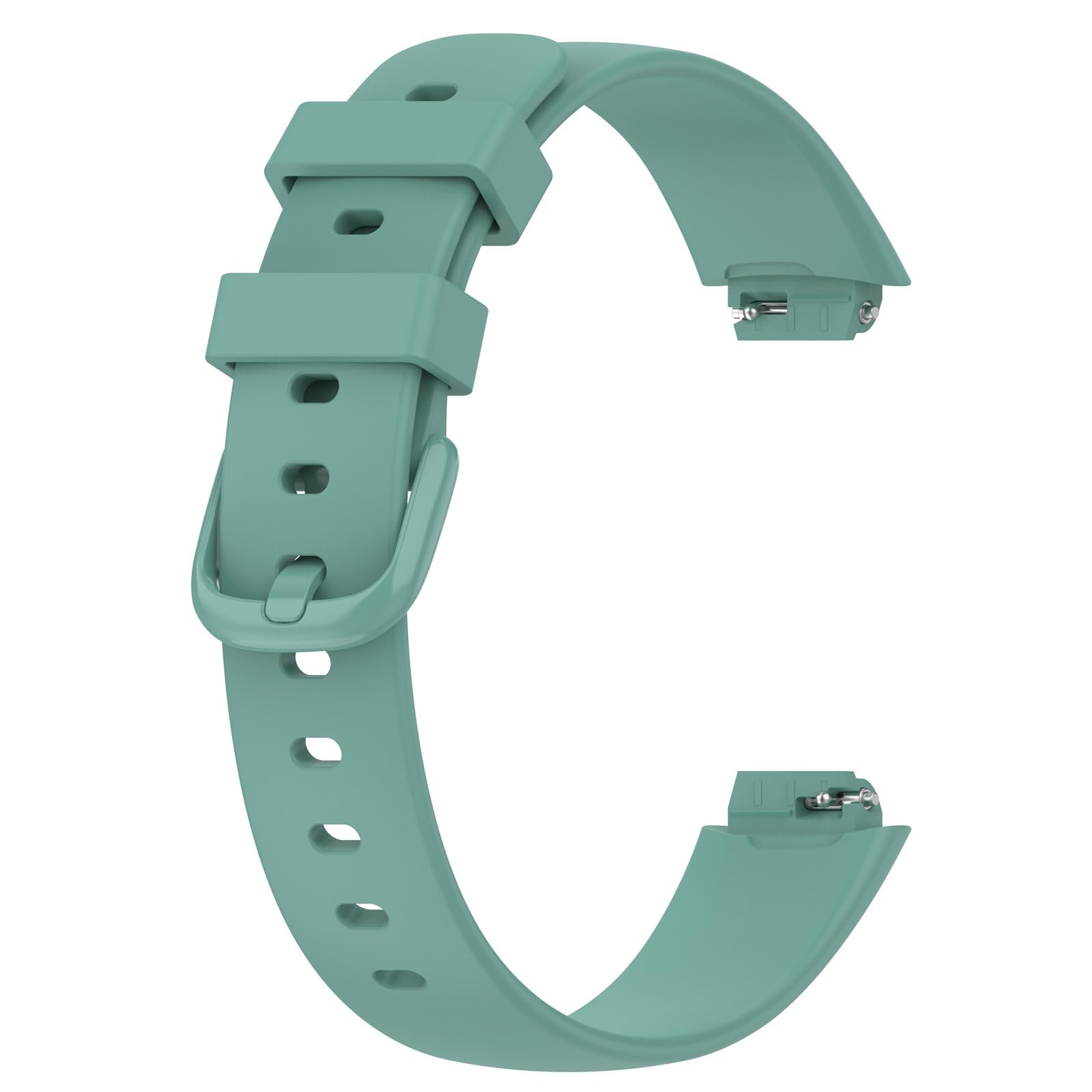 OBOE Silicone Band Strap Compatible with Fitbit Inspire 3 Soft TPE Waterproof Adjustable Wristband (Black)-picture-25