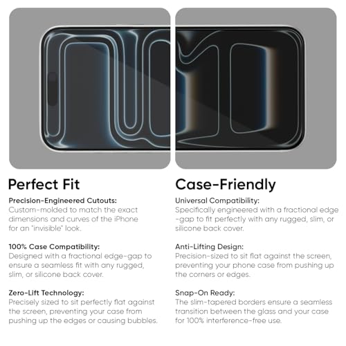 Image of POPIO Xtreme Privacy Pack of 2 Tempered Glass for iPhone 16 Pro Max / 17 Pro Max | 9H Hardness, Edge-to-Edge Coverage, Anti-Scratch, Anti-Spy