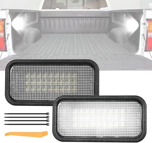 Luz LED para zona de carga de camioneta 12V blanca 2pcs miniatura 1