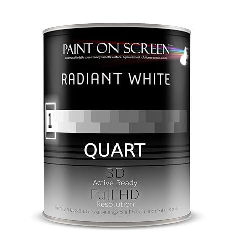 Paint on Screen Projection Screen Paint - Q001 - Radiant White