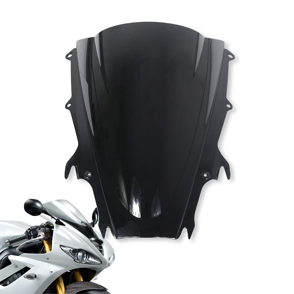 Deflettore Vento Moto Parabrezza per Daytona 675 675R 2009-2012 2010 2011 Moto Doppia Bolla Parabrezza Parabrezza