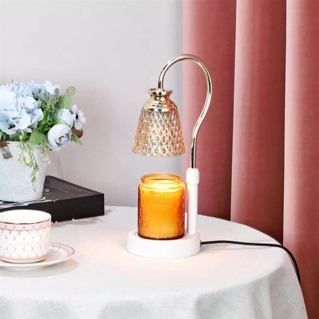NOBRIM Candle Heater Lampada di Fusione di Candela di Cristallo con Timer Lampada scaldacandele Lampada a Cera di Fusione retrò per Negozio di Sala da Pranzo di Studio Bedside Indoor