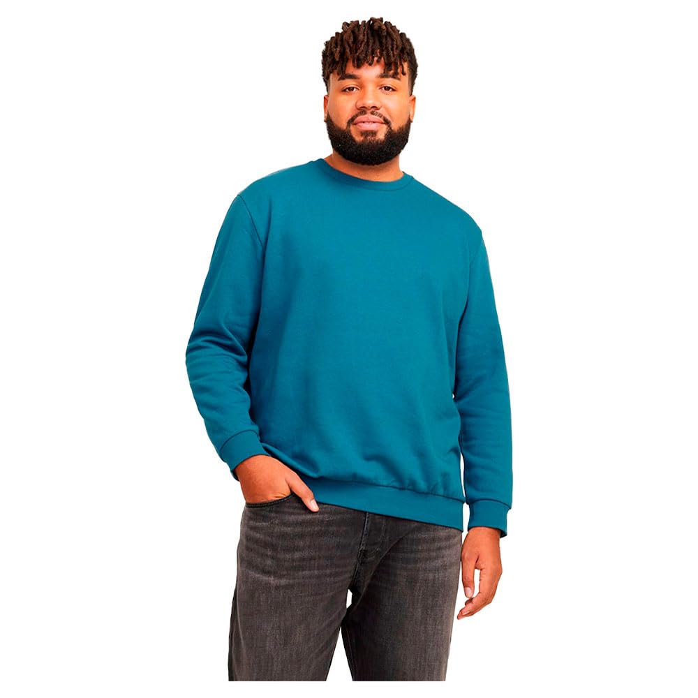 Jack&Jones Plus Jjebradley Sweat Crew Noos Pls Maillot de survêtement Homme (Lot de 1)