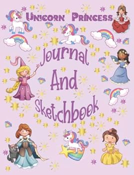 Unicorn Princess Draw And Write Story Journal And Sketchbook: K-2 Primary Composition Size With Primary Writing Lines and Color and Draw Pages, ... and Kindergarten Ages 4-8 (US Edition))
