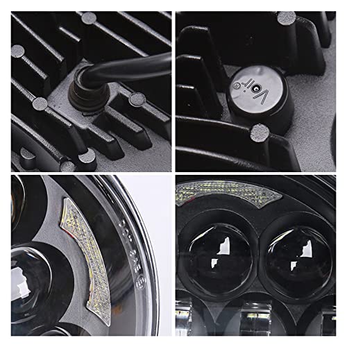 5.75 Polegadas 80W Farol Dianteiro Alto De Feixe Baixo DRL Farol Led De Olho Anjo Acessórios Para Mo