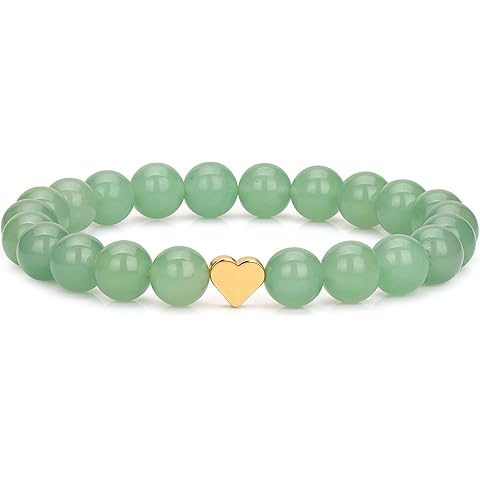 GolbalJew Healing Bracelet For Women Anxiety Beaded Bracelets Jewelry Healing Stone Crystal Bracelet Stress Relief Yoga Beads Chakra Bracelets Gifts For Women pink