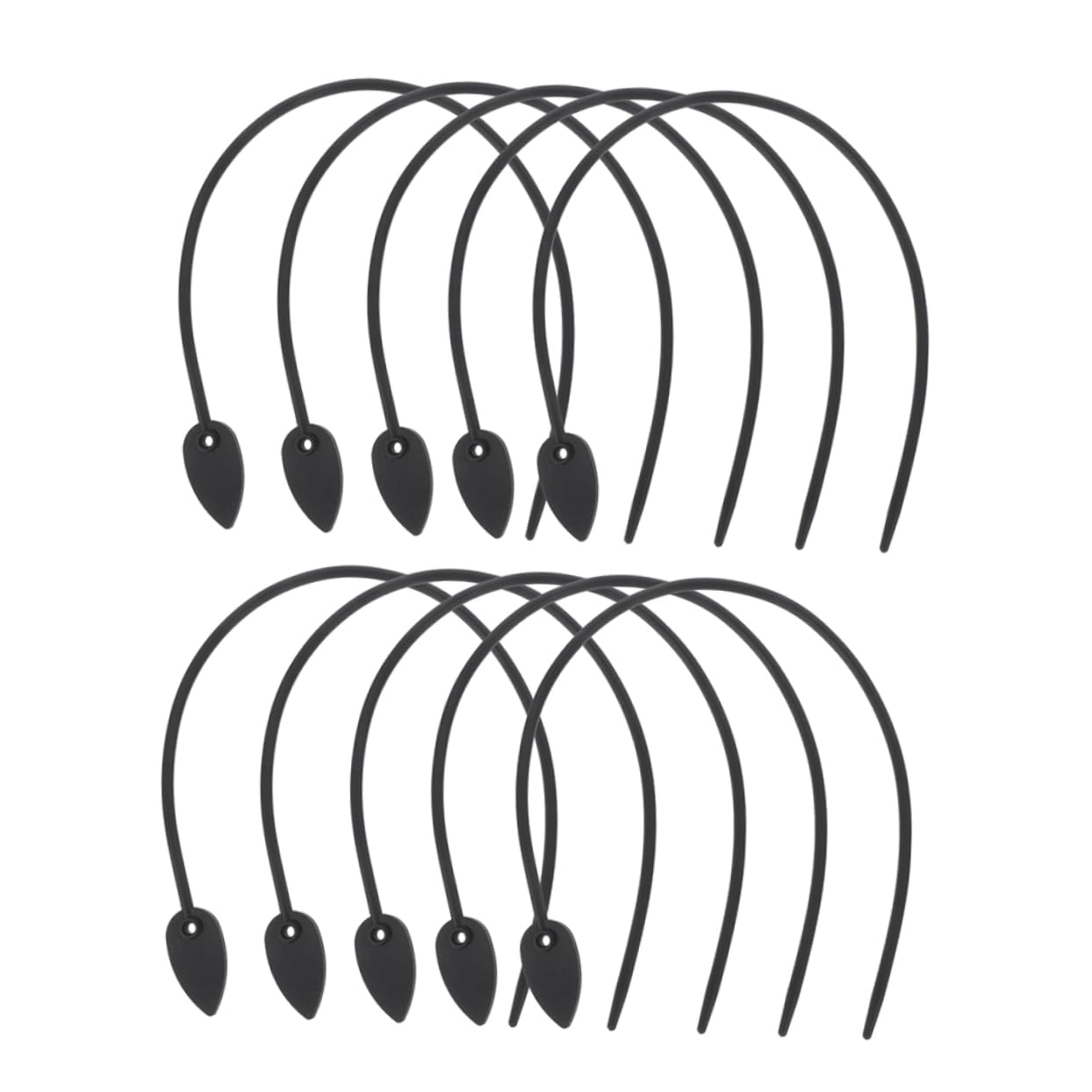Toddmomy 3 Ensembles Attaches De Plantes Silicone Lot pour Fixation De Fleurs Et Légumes Outils De Jardinage Pratiques Et Durables 20 Pièces * 3