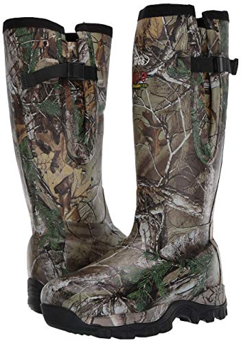 TECS 17" Mens Waterproof Hunting Boots Insulated Camo Neoprene Durable Warm Rubber Outdoor Muck Boot