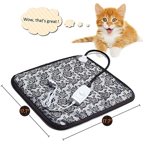 Alfombrilla eléctrica calefactora para mascotas impermeable 45x45 cm miniatura 5