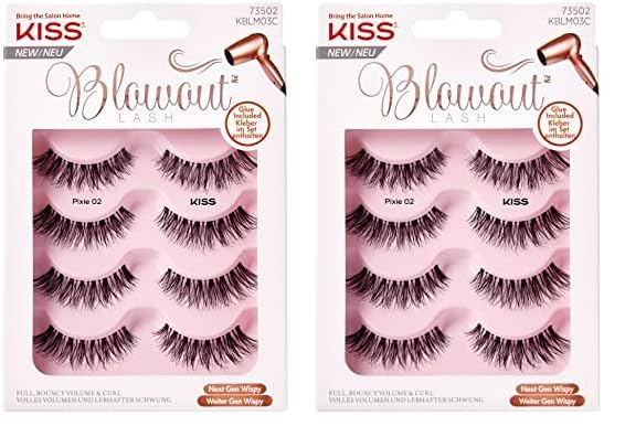 Kiss Schlag Out Lash Multipack PI (Packung mit 2)