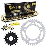 NICHE Drive Sprocket Chain Combo for Honda VT750C VT750CD VT750C2 Front 17 Rear 41 Tooth 525VM-X X-Ring 122 Links