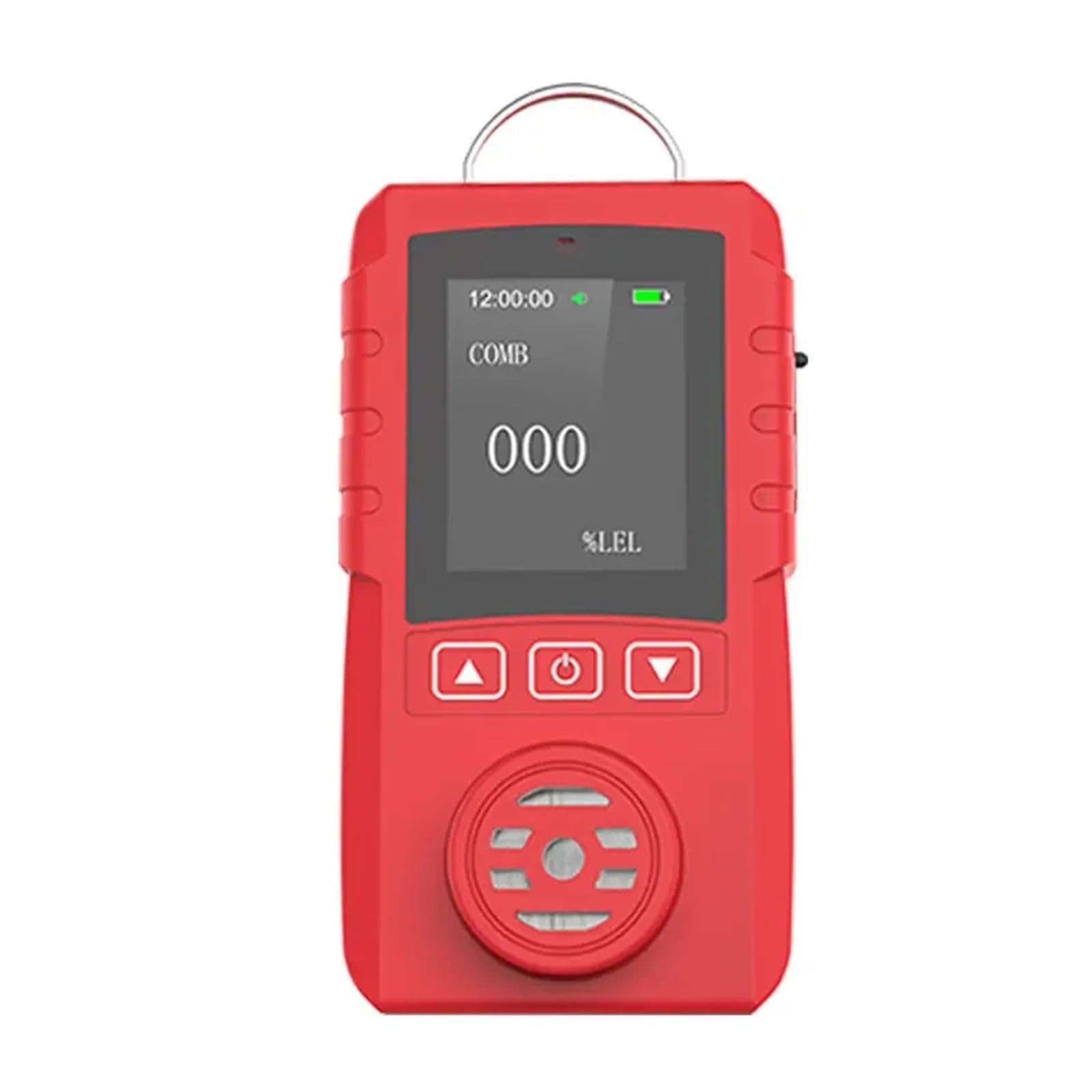 Detector de Gas, 1 Detector de Gas portátil Industrial H2/CO/H2S/O2, Detector de Gas, Alarma de Gas, Carga USB(H2S-0-100 PPM)