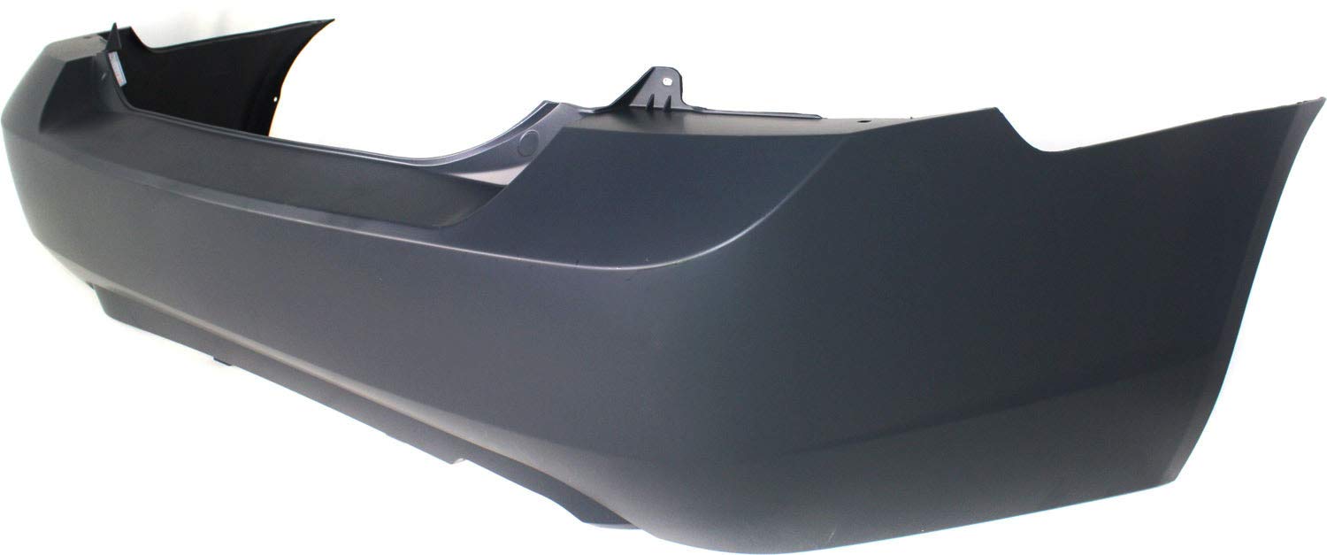 Evan Fischer Rear Bumper Cover Compatible with 2006-2009 Ford Fusion Primed 2.3L Eng with Single Exhaust Hole