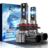 N NORDLICHTER 9005 LED Headlight Bulb, 12000LM 60W 6500K Xenon White Fanless Wireless Conversion Kit