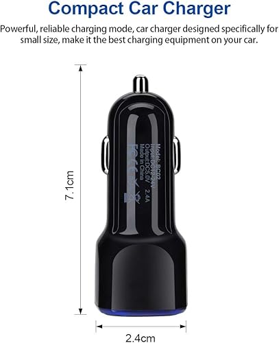 Miniatura 5 de Cargador USB tipo C de carga rápida compatible con Moto One 5G5G UW5G Ace5G UW AceG StylusG PlayG PowerG6G7 PowerZ4, cargador de pared USB dual USB