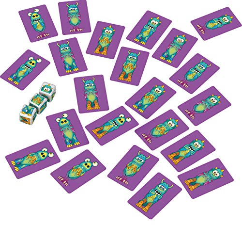 Schmidt Spiele 51443 Monsterjäger, Reisespiel, Bring mich mit Spiel in der Metalldose