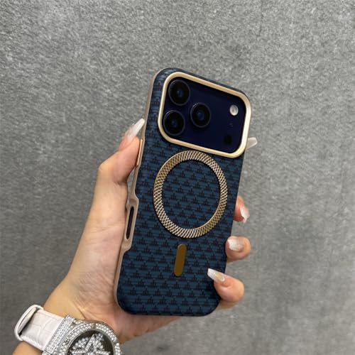 Coque magnétique antichoc iPhone 13 et 14 contre les chutes avec lentille alliage intégrée
