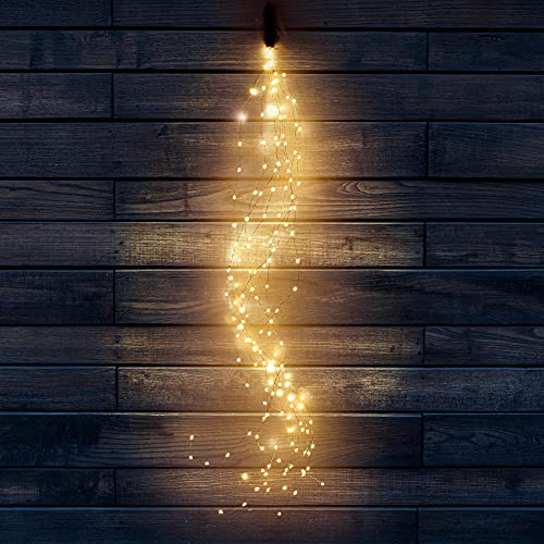 Twinkle Club 10 Strands 200 LED Firefly Bunch Lights, Waterproof, Plug in String Lights for...