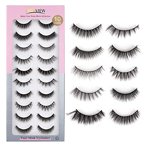 image for LASHVIEW Fake Eyelashes,False Eyelashes,Synthetic Fiber Material,Faux 