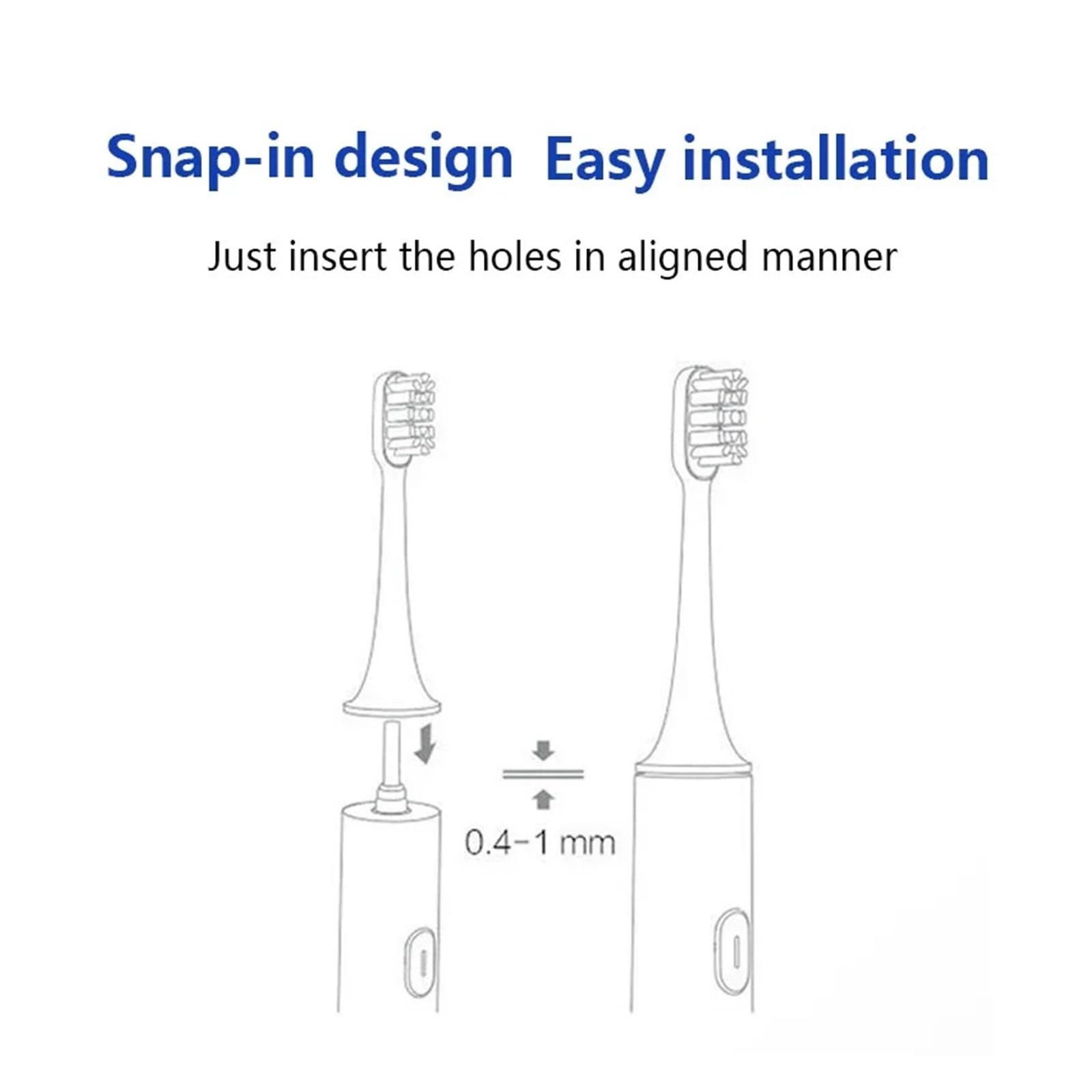 Compatible Con Philips, Cabezales De Cepillo De Dientes De Repuesto HX6732, Cabezal Eléctrico Sónico, Cabezales De Cepillo(PHILIPS-30pcs)