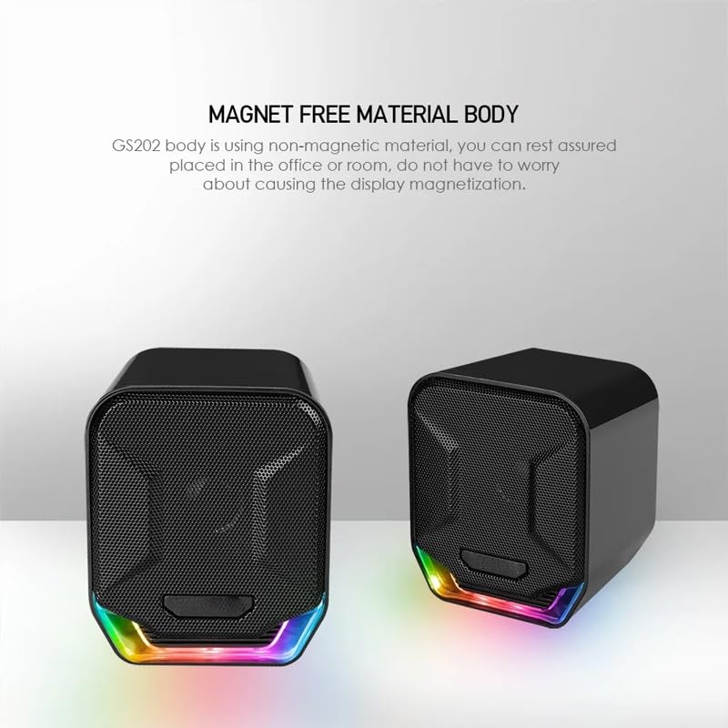 Altavoces envolventes estéreo de 3.5mm para portátil que solucionan el audio bajo 2