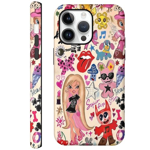 Coque rigide iPhone 13 Pro antichoc 2 couches résistante aux rayures motif graffiti