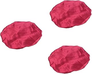FOMIYES 3 Pçs Chapéus E Bonés Femininos Gorro De Dormir De Seda Elástico Para Cabeça Para Mulheres Chapéu De Seda Envoltório De Cabelo Para Dormir Médico Chapéu Bufante De Dormir Com