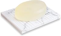 Vista 1 de Jabonera de mármol blanco, bandeja para anillo de joyería, soporte de esponja para baño, ducha y cocina