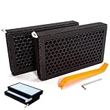 MEOWAV Tesla Model 3 Model Y Air Filter HEPA12 Activated Carbon Tesla Cabin Air Filter Replacement Accessories 2Pack