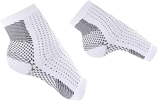 IWOWHERO Elastic Compression Socks 2 Pairs Protective Case Sports Socks Women