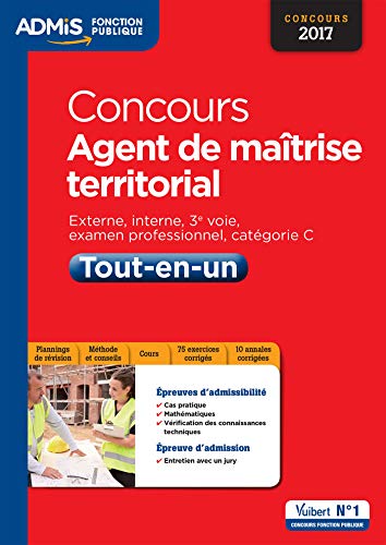 Télécharger Concours Agent de maîtrise territorial - Tout-en-un - Catégorie C - Concours 2017 PDF Ebook En Ligne